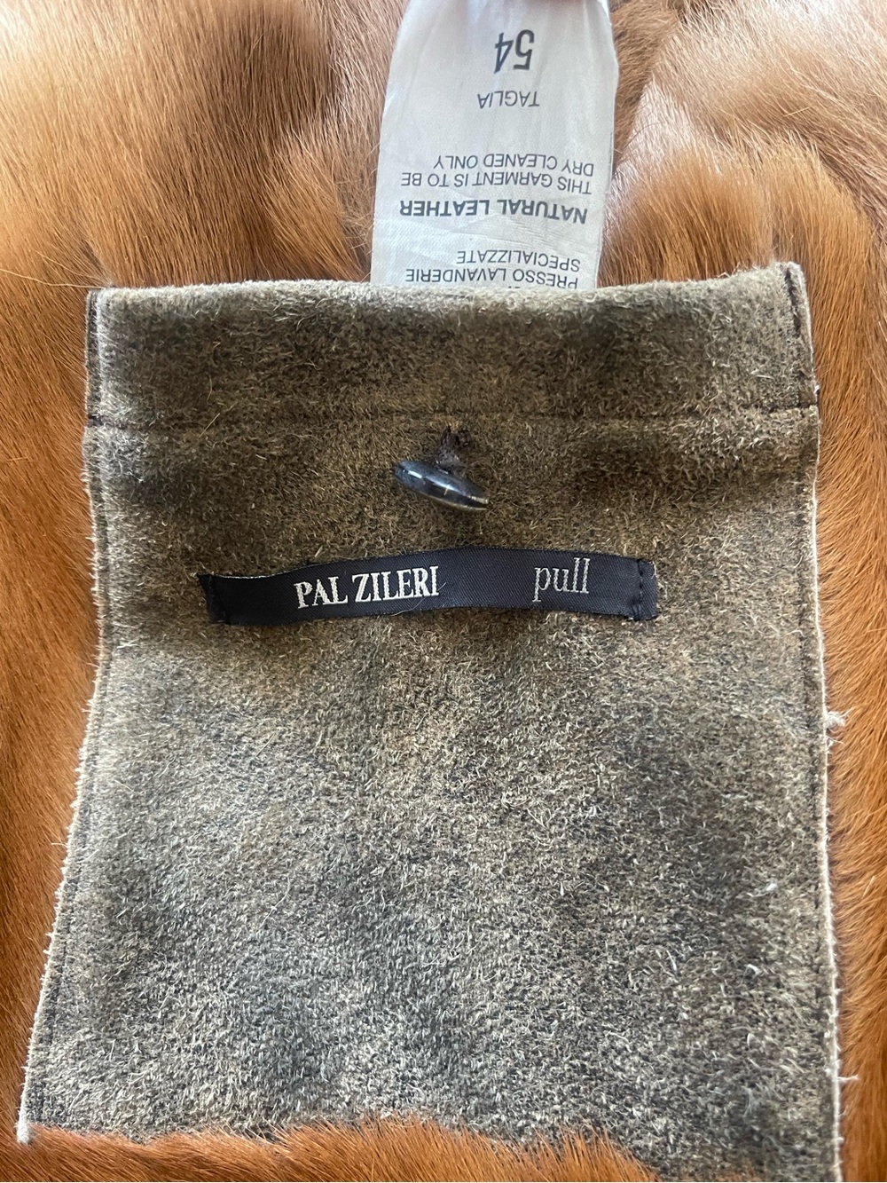 Pal Zileri Natural Leather Fur Coat - Picture 2 of 14